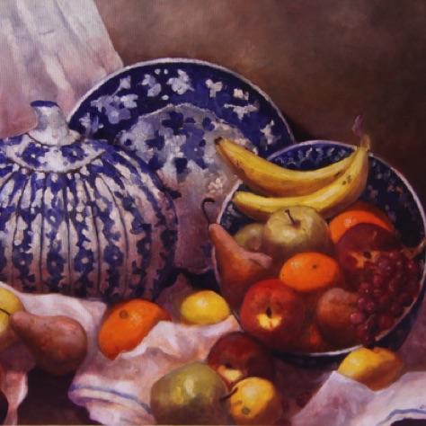 Blue Dishes with Fruit
24x30
SOLD - Collector in Missouri